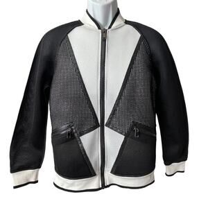 Harrison Wong Color Block Spacer Mesh Jacket Size Medium